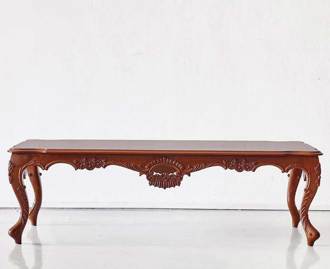 British Colonial Teakwood Coffee Table - The Past Perfect Collection - Singapore