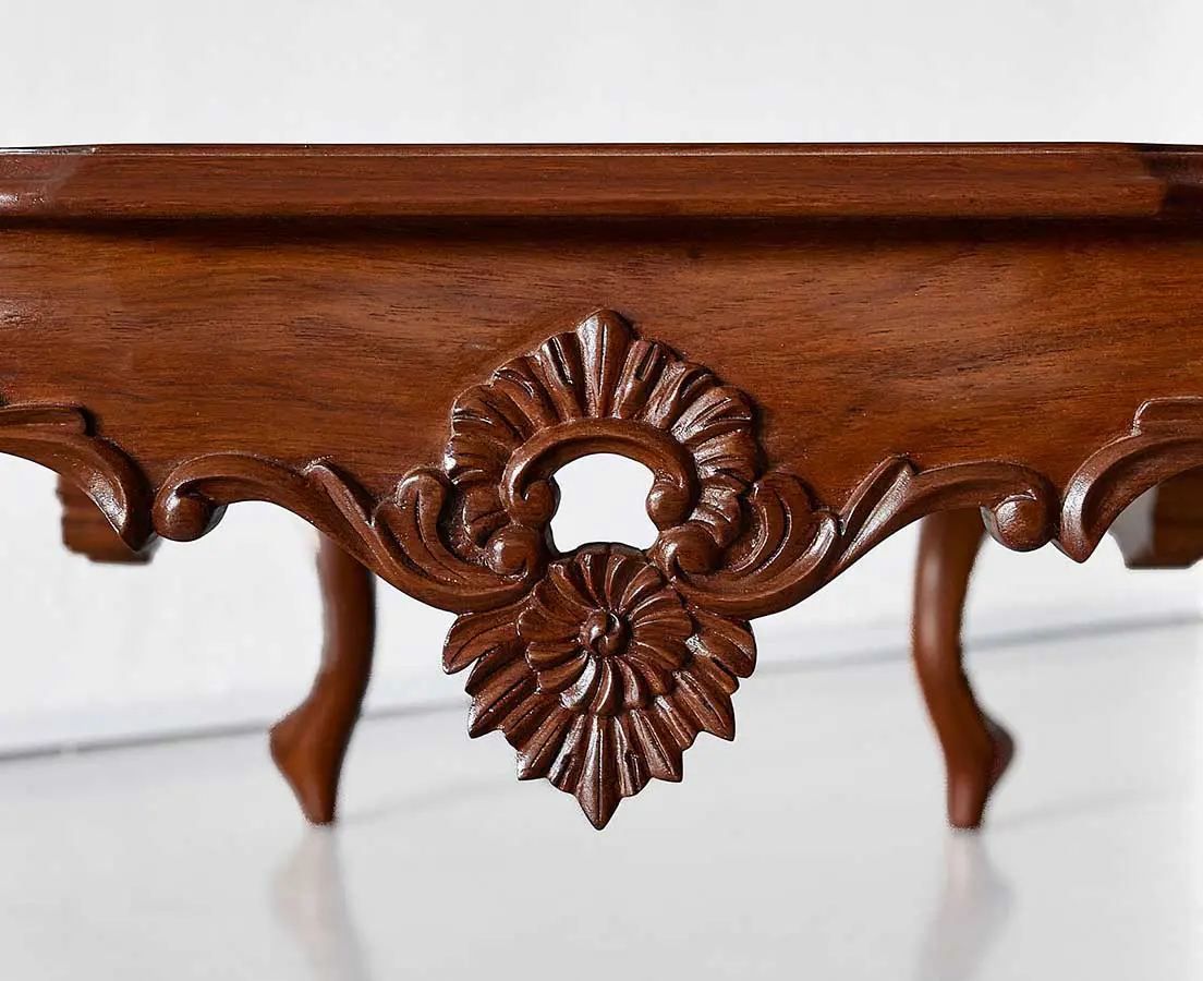 British Colonial Teakwood Coffee Table - The Past Perfect Collection - Singapore