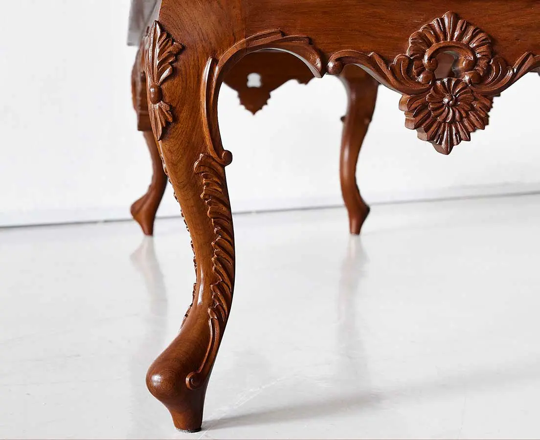 British Colonial Teakwood Coffee Table - The Past Perfect Collection - Singapore