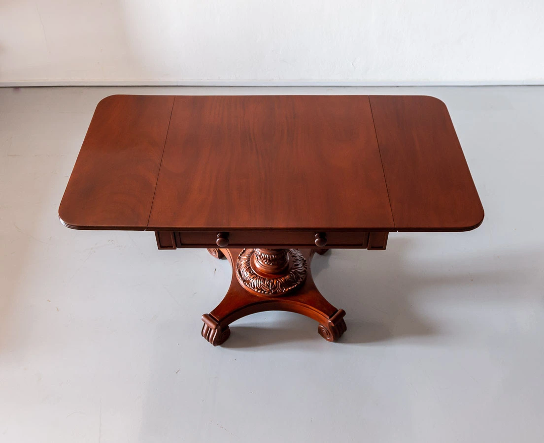 Anglo-Indian Mahogany Drop Leaf Table l The Past Perfect Collection l Singapore