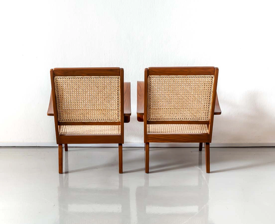 CHA-244 9L Pair of Teakwood Art Deco Chairs l The Past Perfect Collection l Singapore