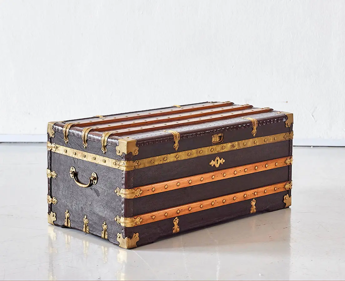 Camphorwood Suitcase - The Past Perfect Collection - Singapore