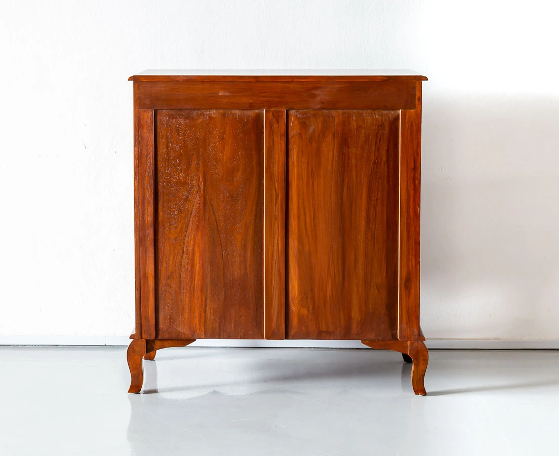 Anglo-Indian Serpentine Front Chest of Drawers l The Past Perfect Collection l Singapore