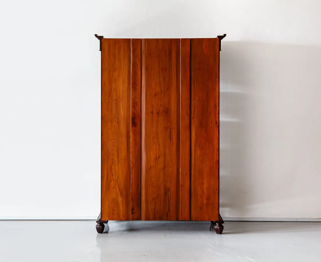 Antique Cupboards - British Colonial Rosewood Display Cabinet - The Past Perfect Collection - Singapore