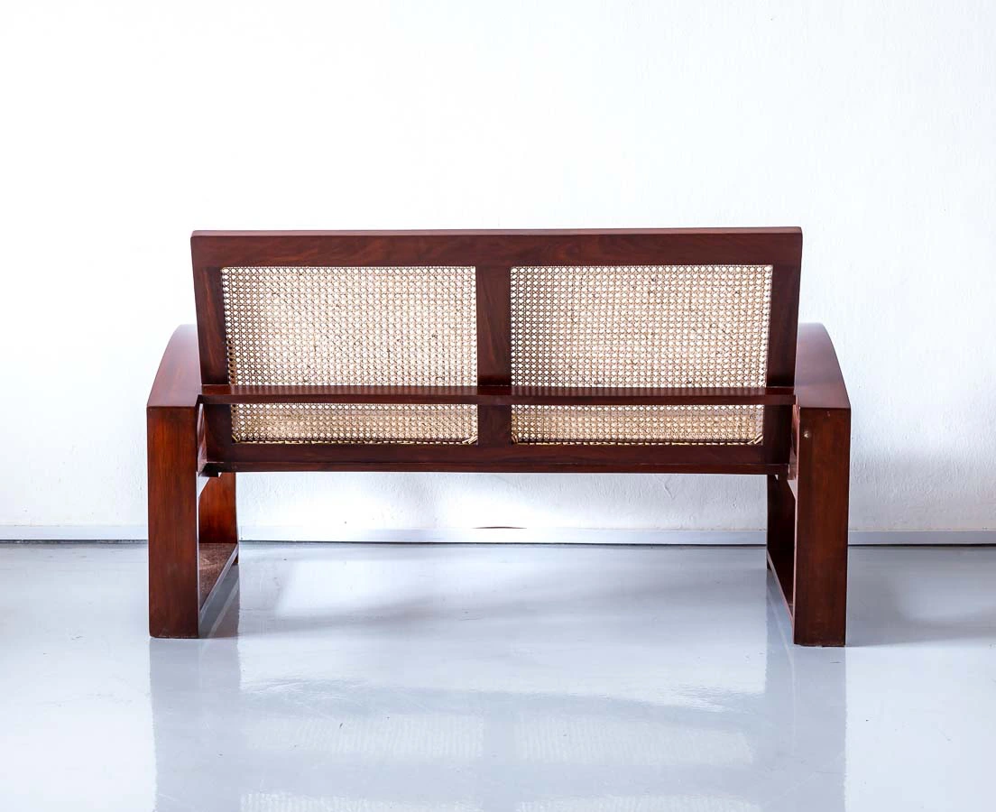 Walnut Art Deco Sofa l The Past Perfect Collection l Singapore - Copy