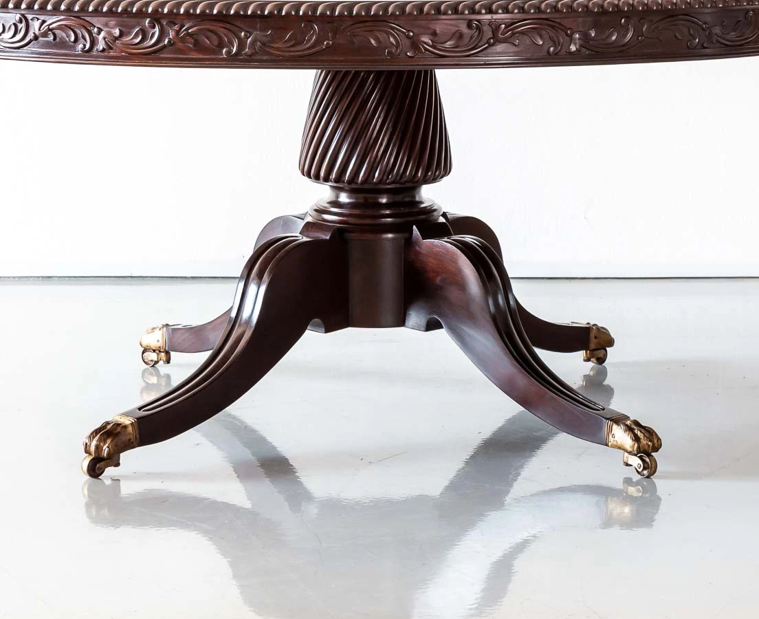 British Colonial Rosewood Round Dining Table l The Past Perfect Collection l Singapore