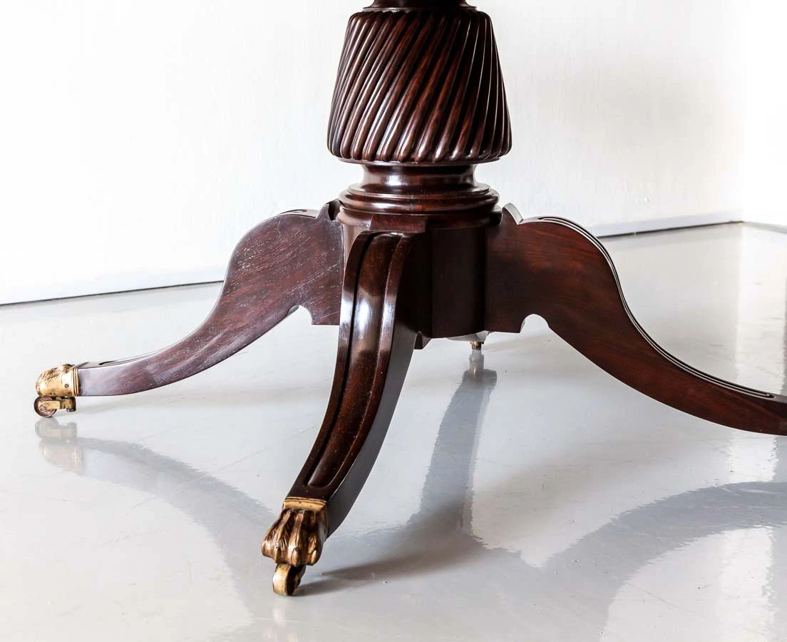 British Colonial Rosewood Round Dining Table l The Past Perfect Collection l Singapore