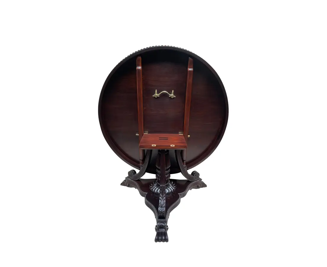 Rosewood Round Tilt Top Table