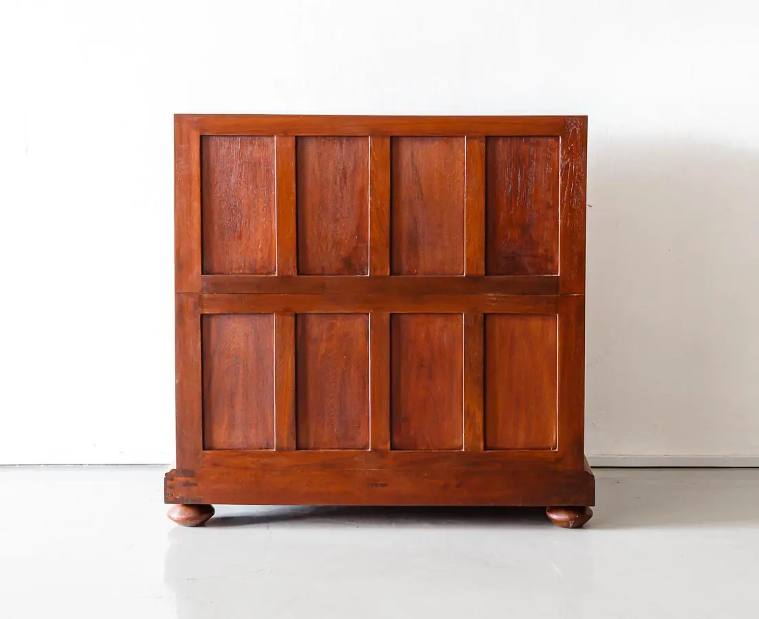 Antique Chests of Drawers - Britsch Colonial teakwood Chest of Drawers - The Past Perfect Collection - Singapore