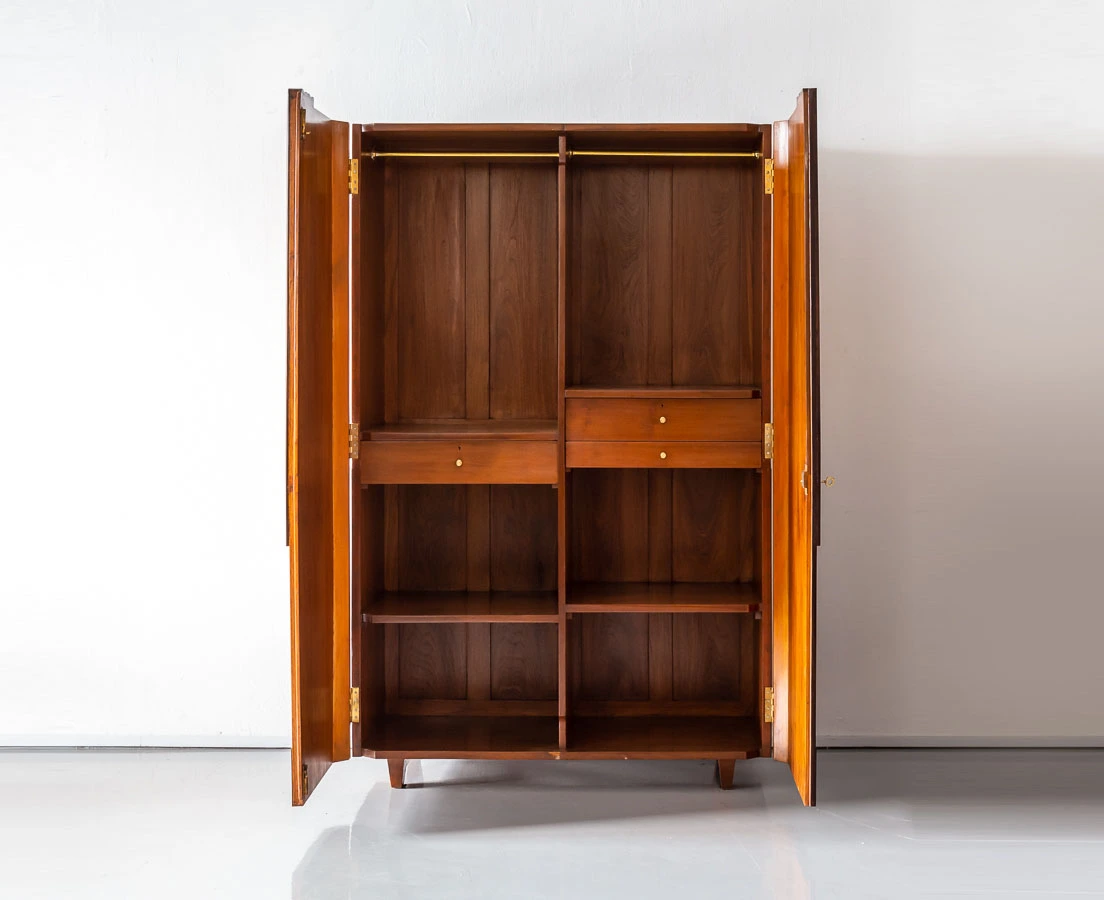 Cedarwood and Rosewood Art Deco Wardrobe l The Past Perfect Collection l Singapore