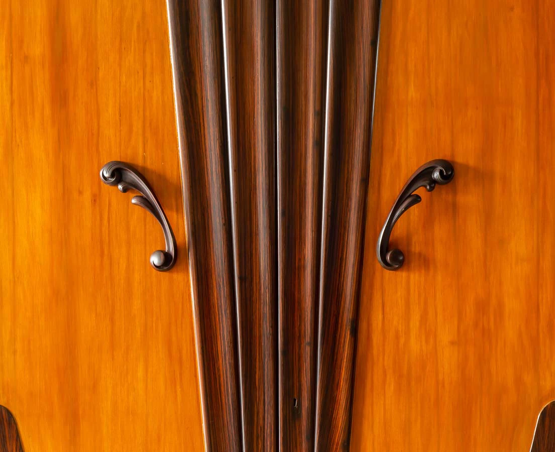 Cedarwood and Rosewood Art Deco Wardrobe l The Past Perfect Collection l Singapore