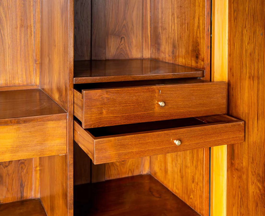 Cedarwood and Rosewood Art Deco Wardrobe l The Past Perfect Collection l Singapore