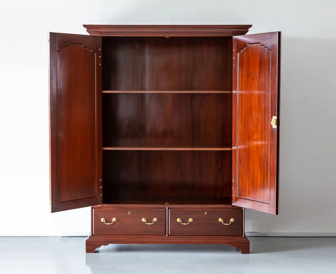 CUP-494 3L Portuguese Colonial Mahogany Cupboard l The Past Perfect Collection l Singapore