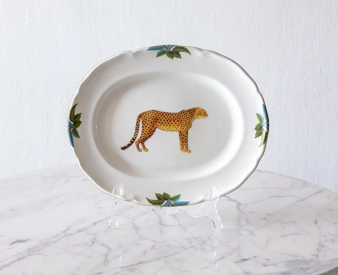 Rosabagh Oval Platter Good Earth l The Past Perfect Collection Singapore