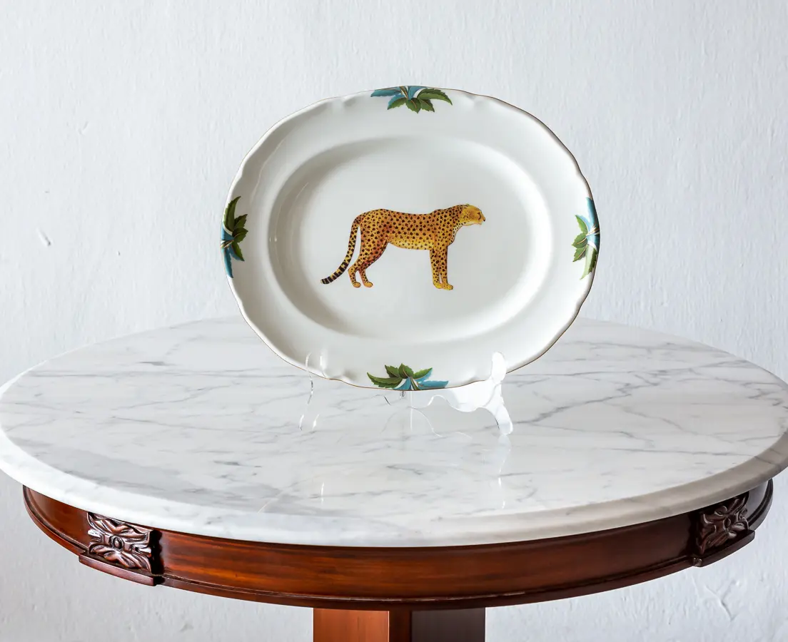 Rosabagh Oval Platter Good Earth l The Past Perfect Collection Singapore