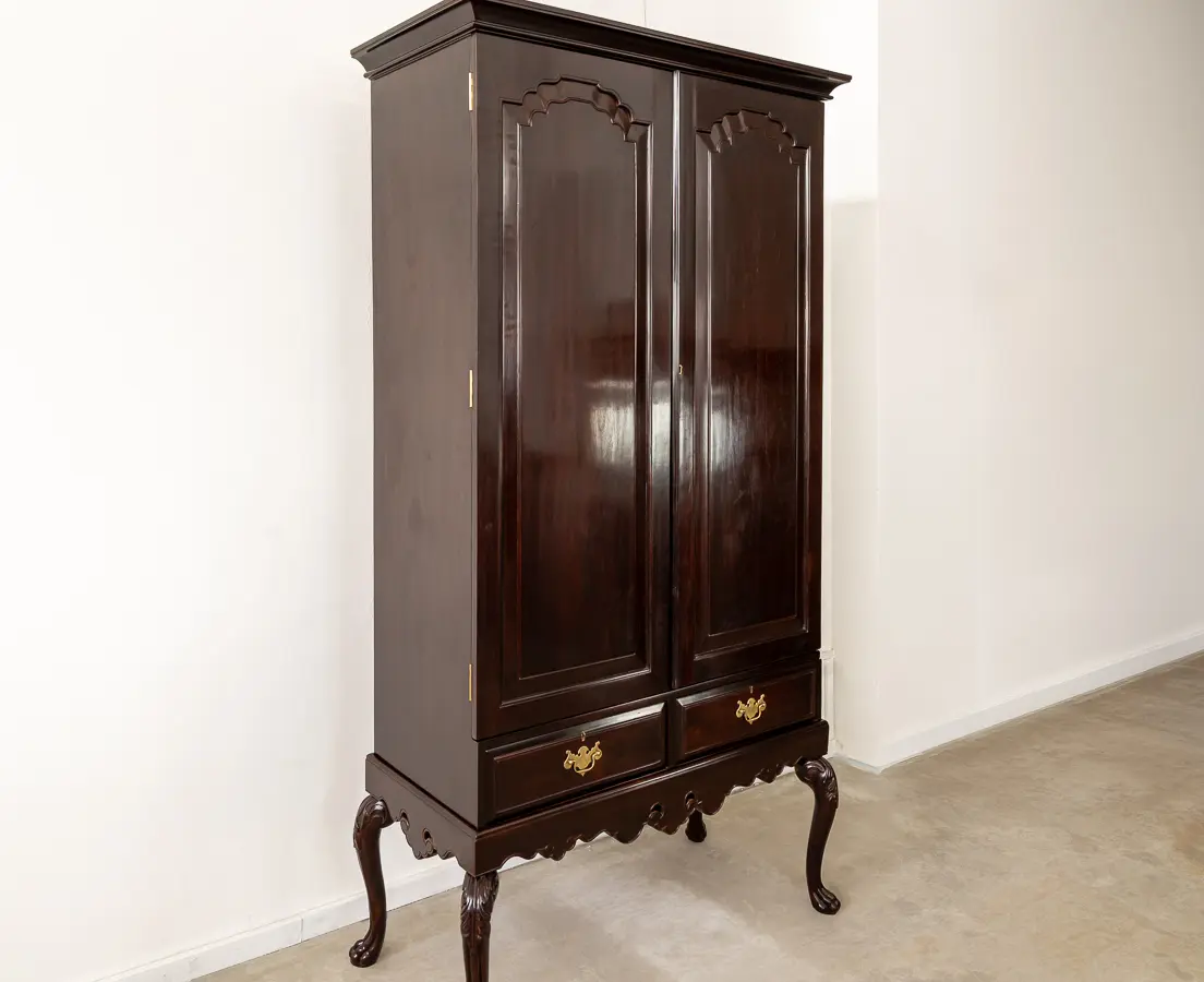 Portugese Rosewood Cupboard on Stand