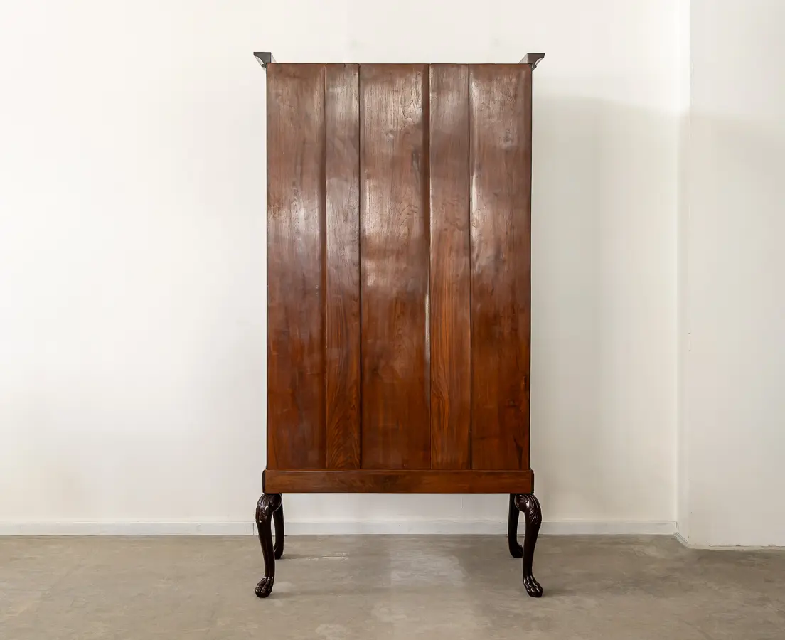 Portugese Rosewood Cupboard on Stand