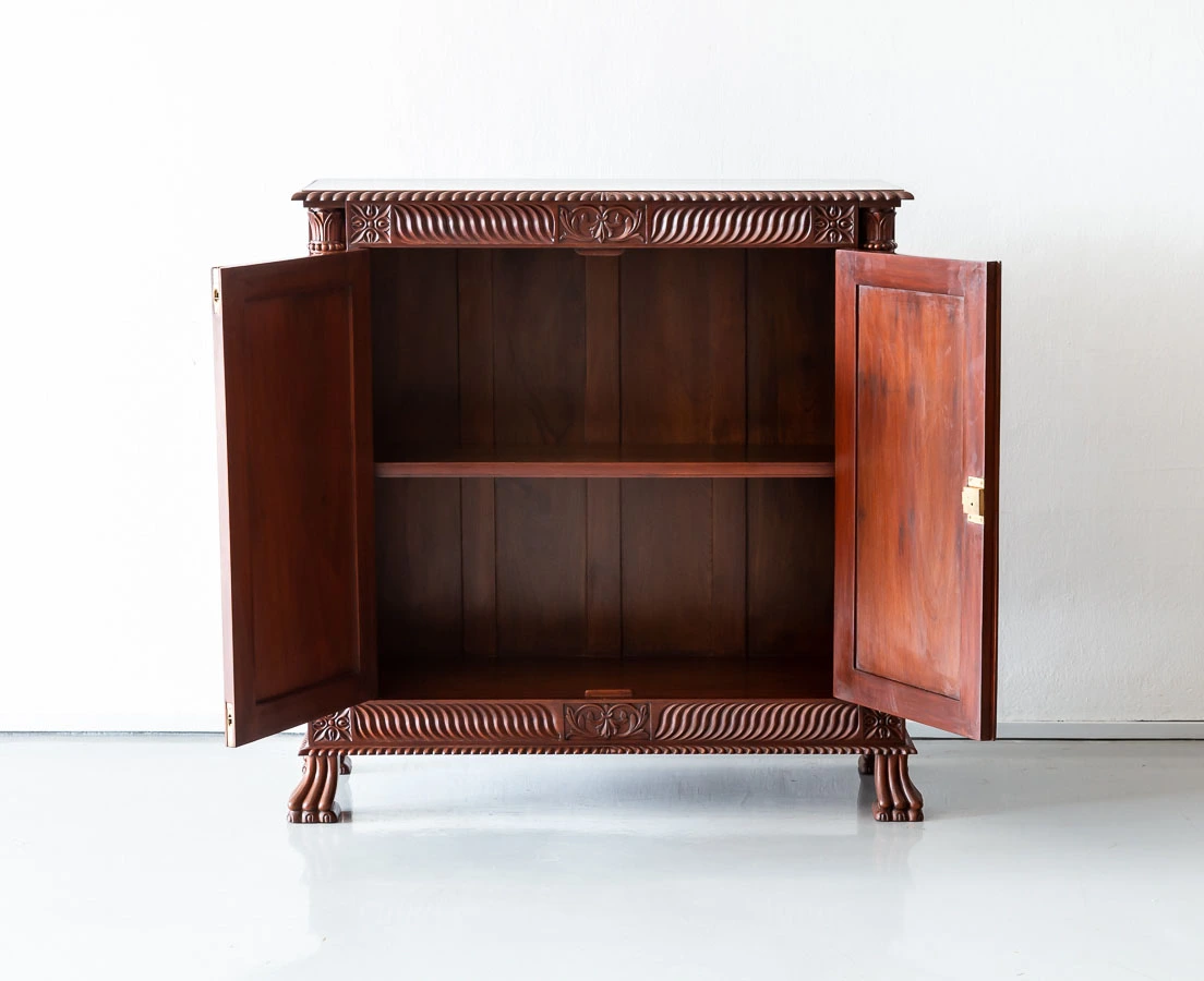 Antique Cupboards - British Colonial Mahogany Sideboard - The Past Perfect Collection - Singapore CUP-512 4L