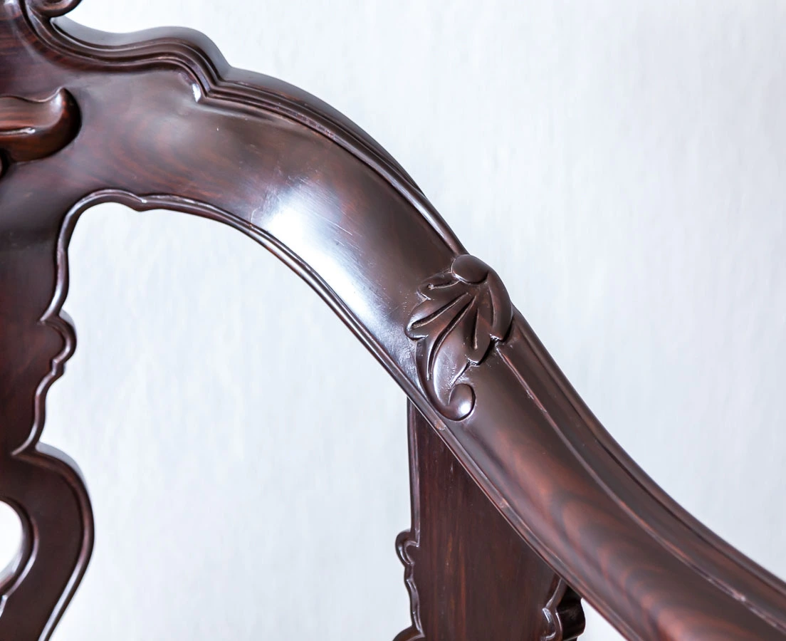 Antique Portuguese Colonial Rosewood Cornerchairs l The Past Perfect Collection l Singapore CHA-257 6L