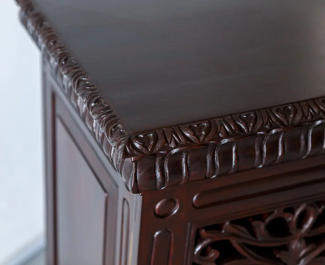 Antique Sideboards - British Colonial Rosewood Sideboard - The Past Perfect Collection - Singapore