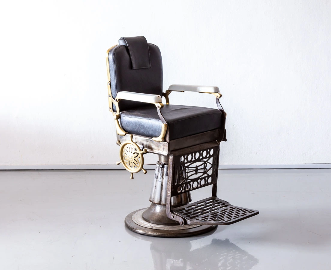 Pair of Vintage Barber Chairs l The Past Perfect Collection l Singapore CHA-256 4L