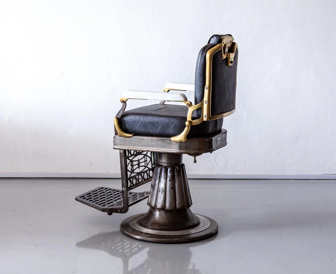 Pair of Vintage Barber Chairs l The Past Perfect Collection l Singapore CHA-256 6L