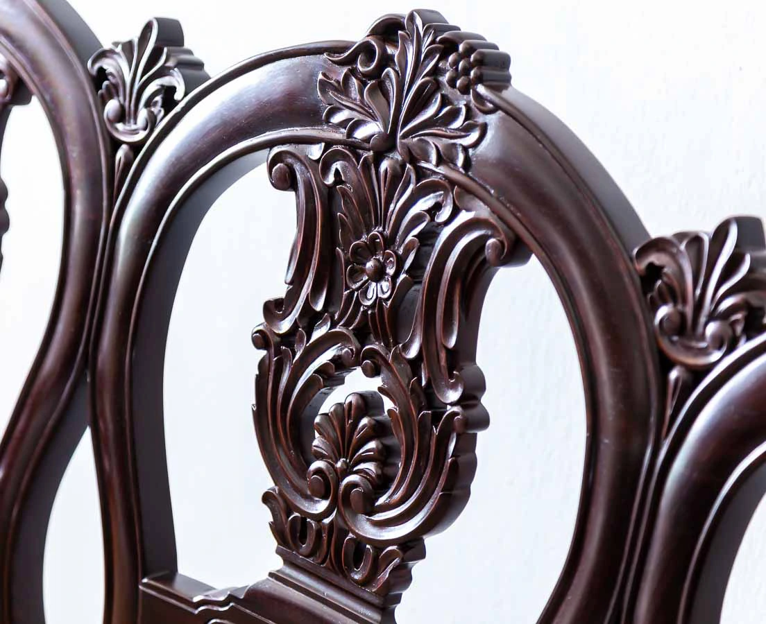 Antique Benches & Sofas - Portuguese Colonial Rosewood Bench - The Past Perfect Collection - Singapore BBS-105 4L