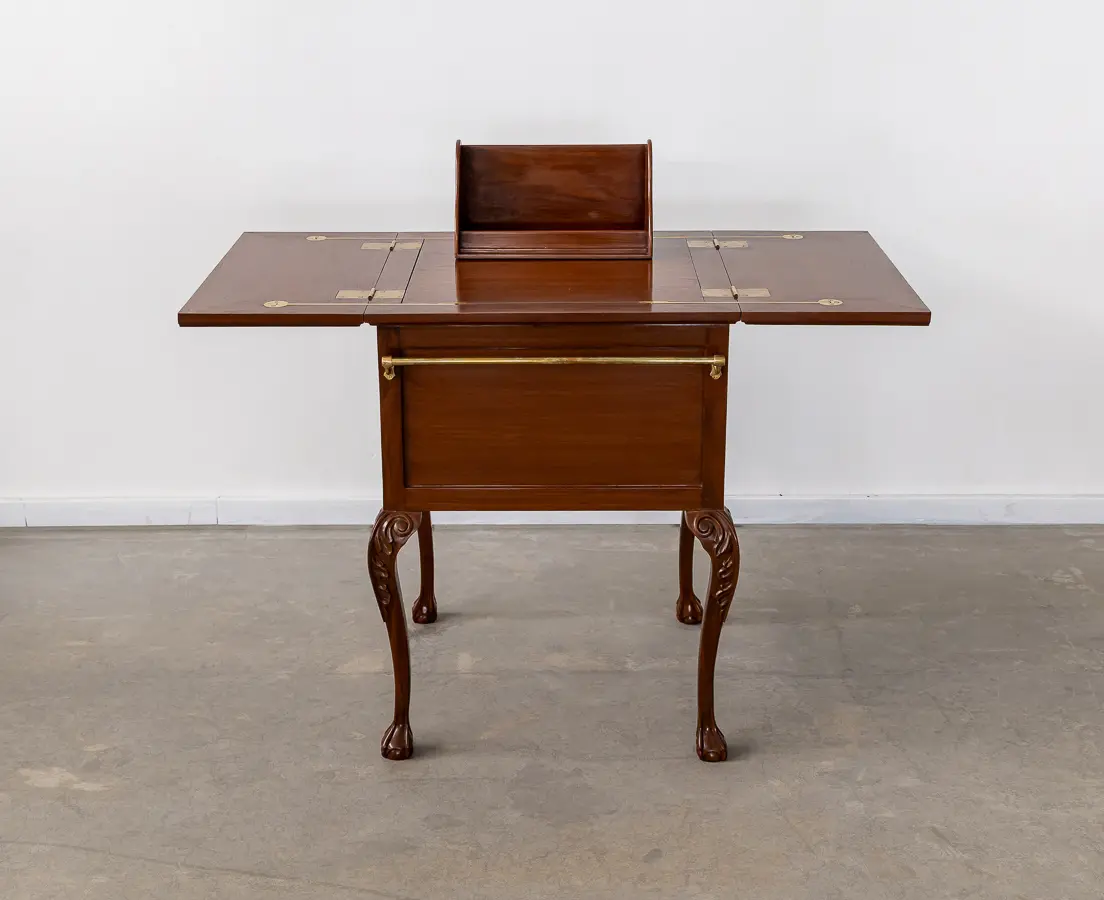 Teakwood Drinks Bar Cabinet