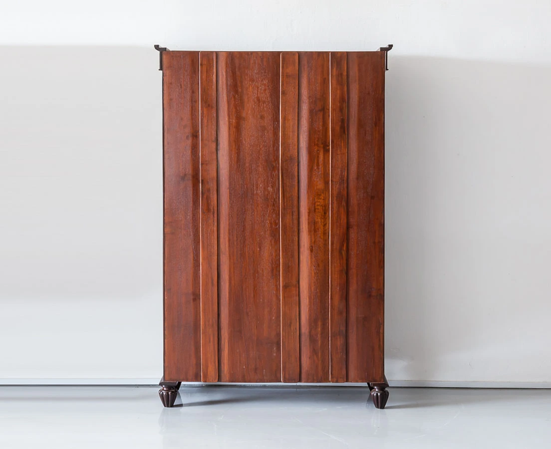 Antique Cupboards - British Colonial Rosewood Glass front Cabinet - The Past Perfect Collection - Singapore
