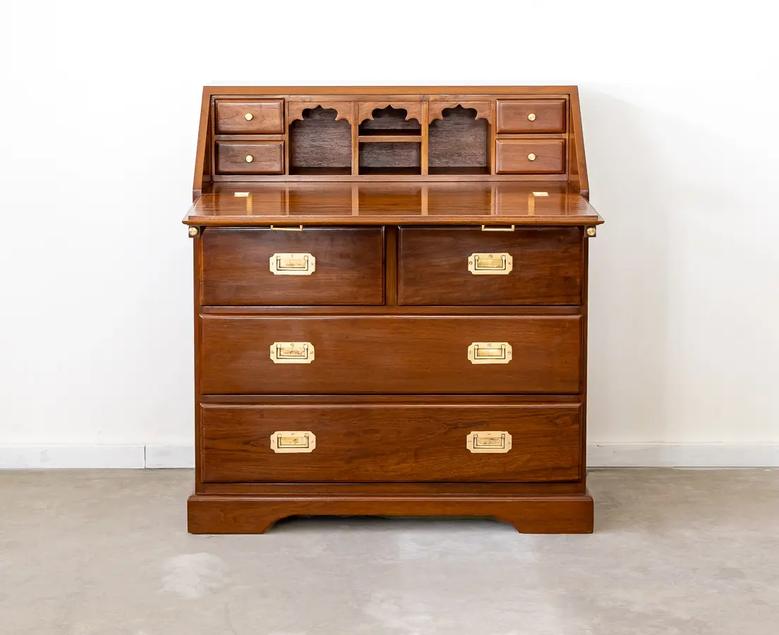Teakwood Fall Front Desk
