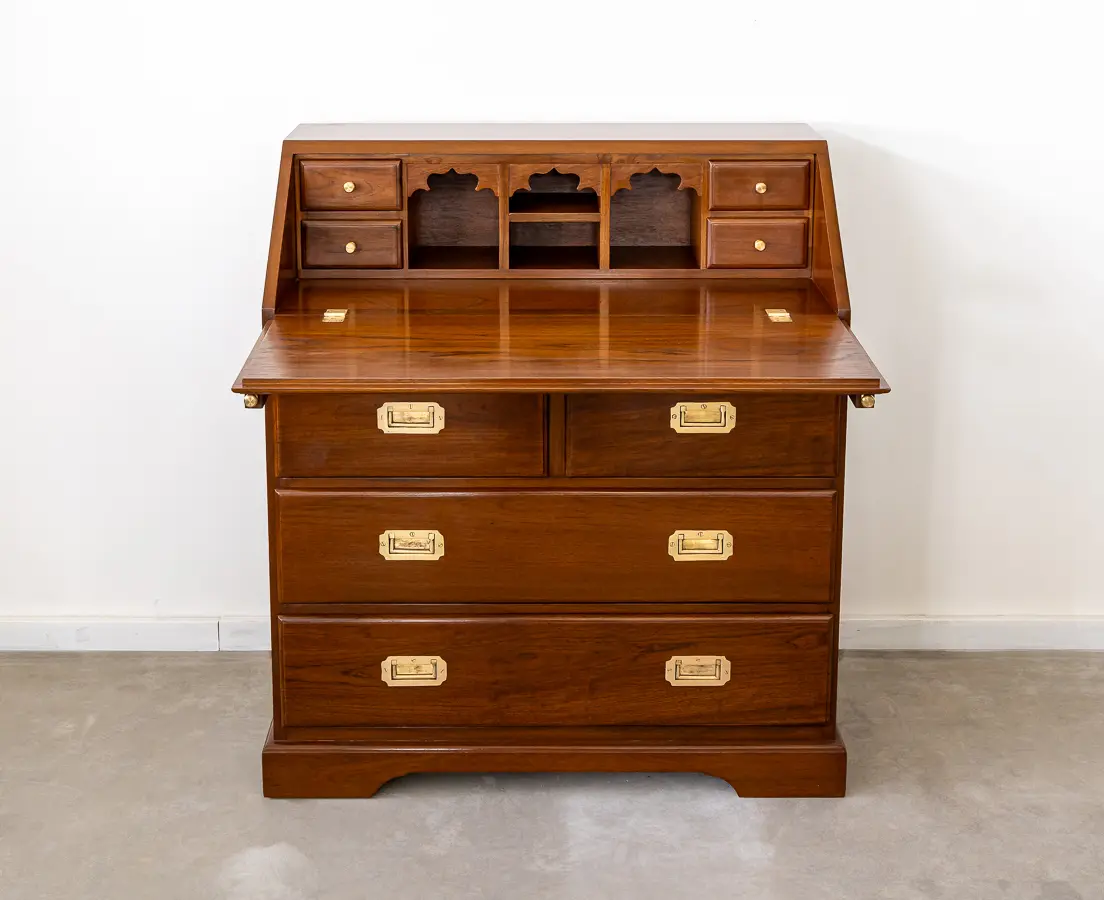 Teakwood Fall Front Desk