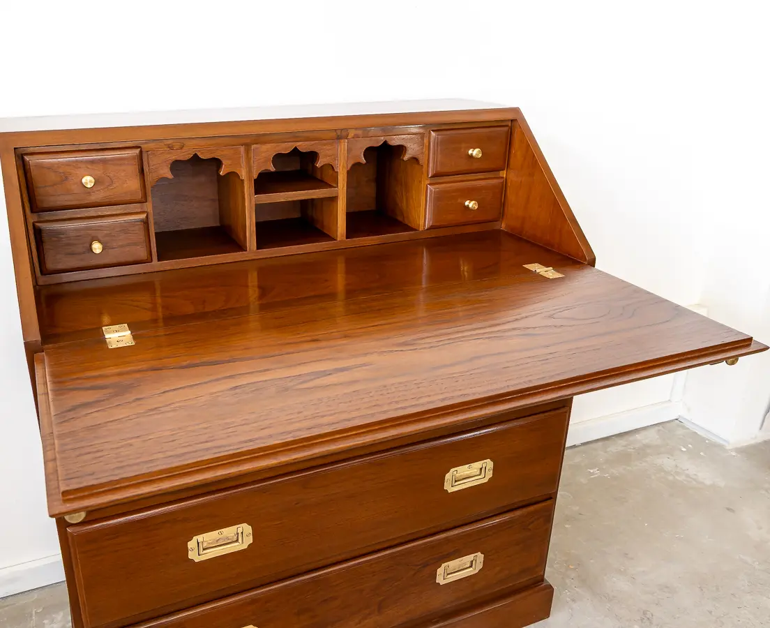 Teakwood Fall Front Desk