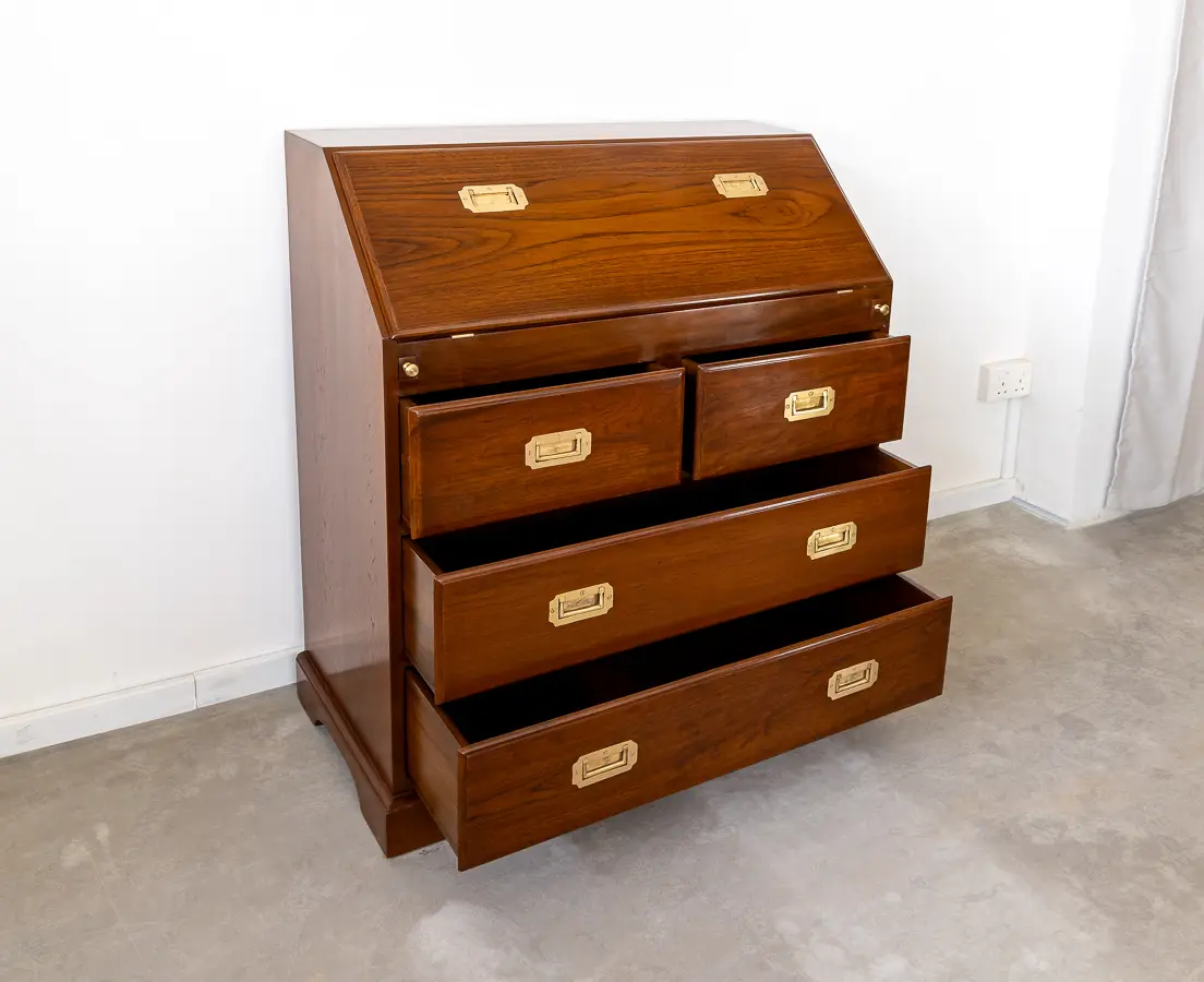 Teakwood Fall Front Desk