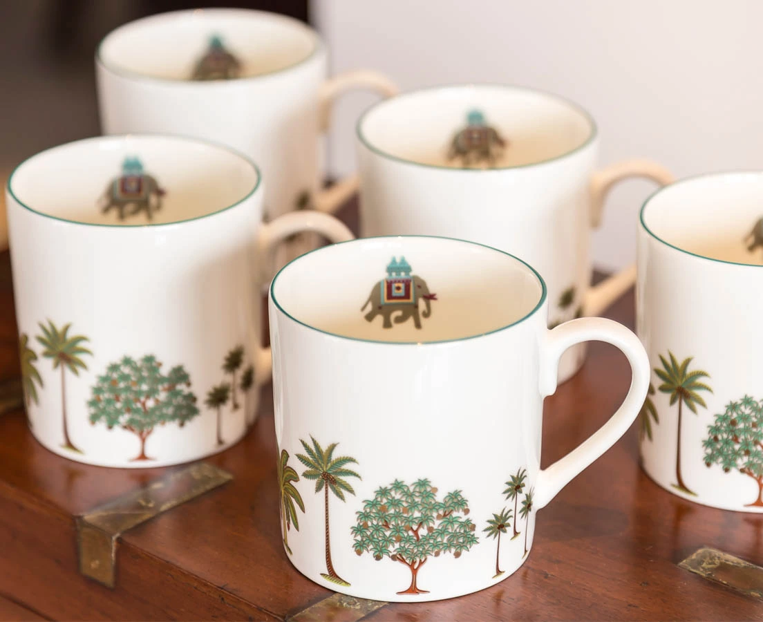 Periyar-Rajah Mugs 3L - Good Earth l The Past Perfect Collection l Singapore