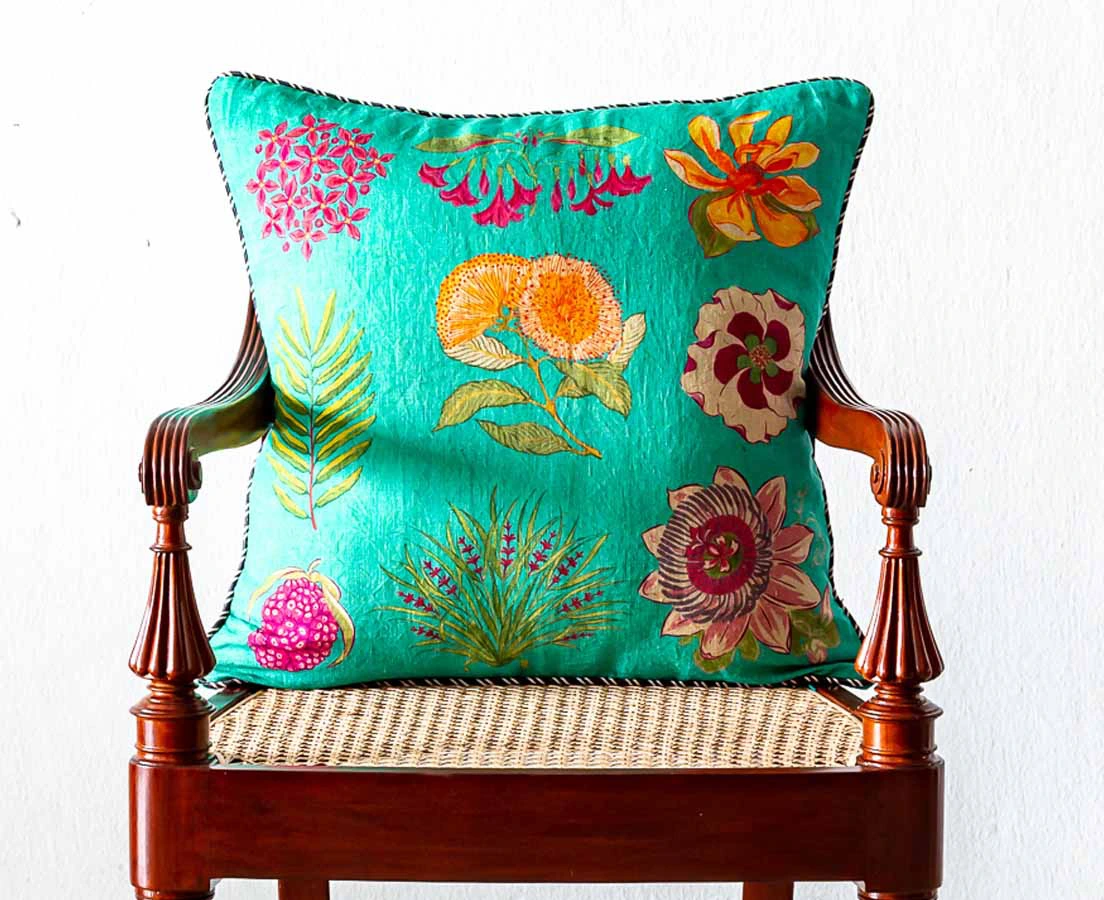 Maladvipa Linen Cushion Good Earth - The Past Perfect Collection - Singapore