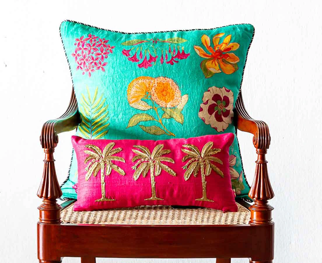Maladvipa Linen Cushion Good Earth - The Past Perfect Collection - Singapore