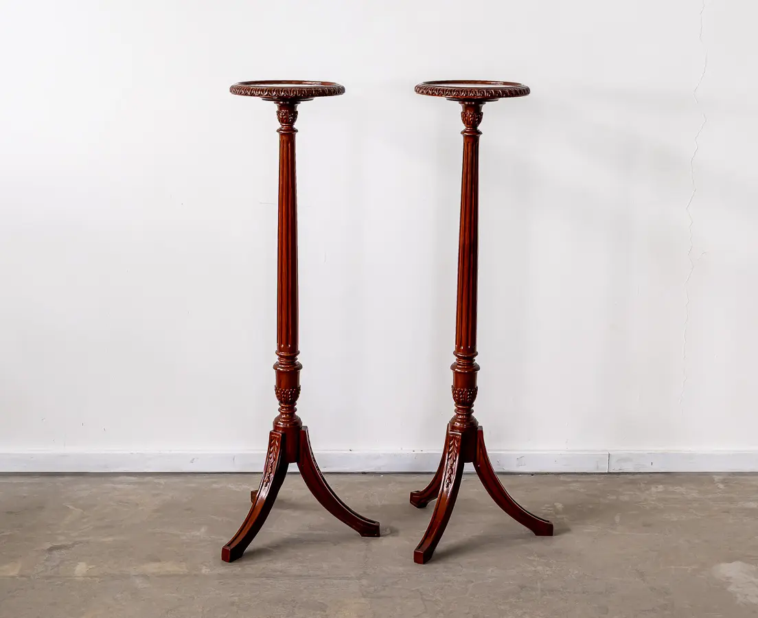 Mahogany Plant Tochiere Stands