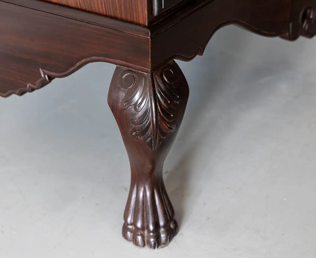 Antique Desks - British Colonial Mahogany Drop Front Bureau - The Past Perfect Collection - Singapore