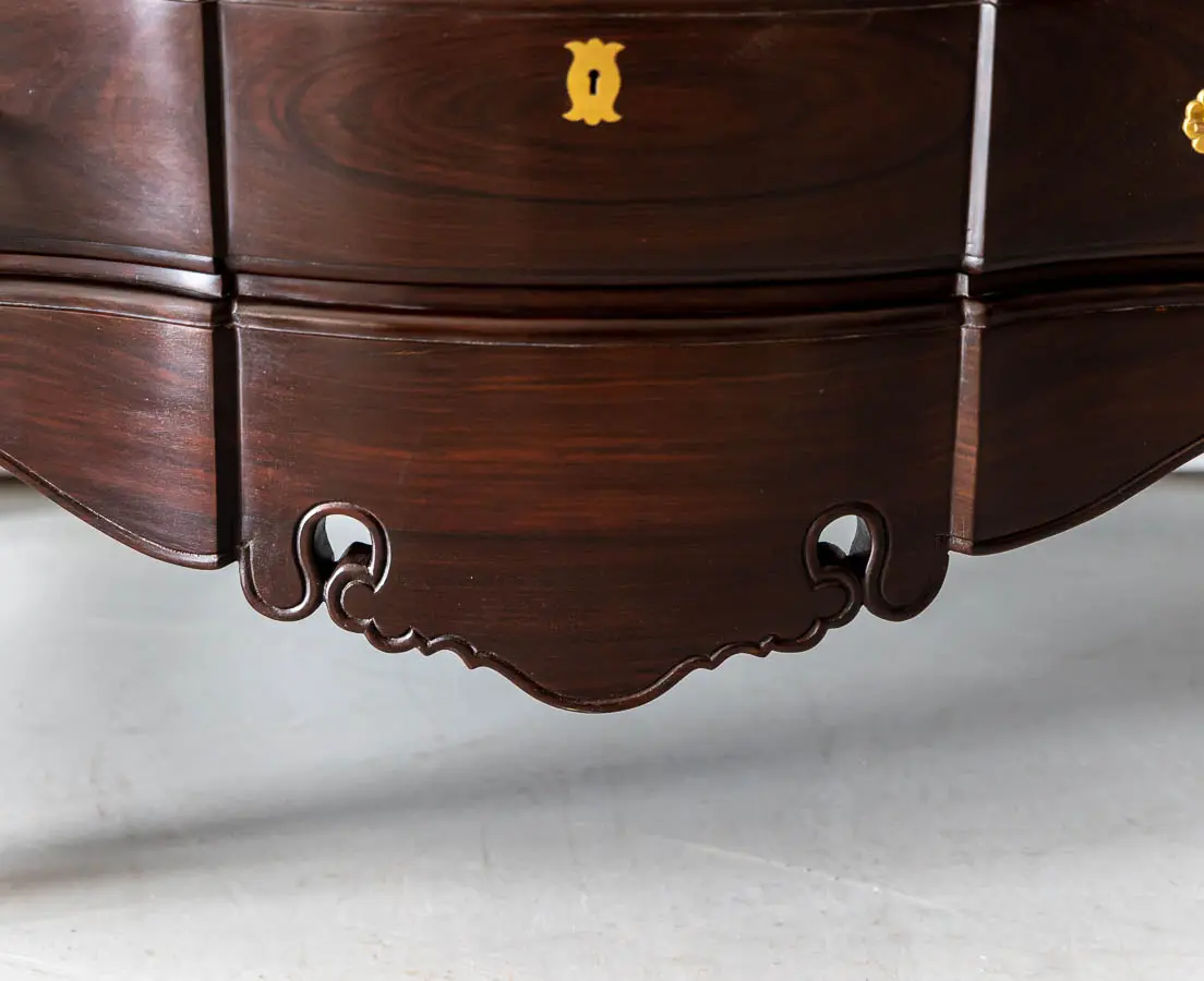 Antique Desks - British Colonial Mahogany Drop Front Bureau - The Past Perfect Collection - Singapore