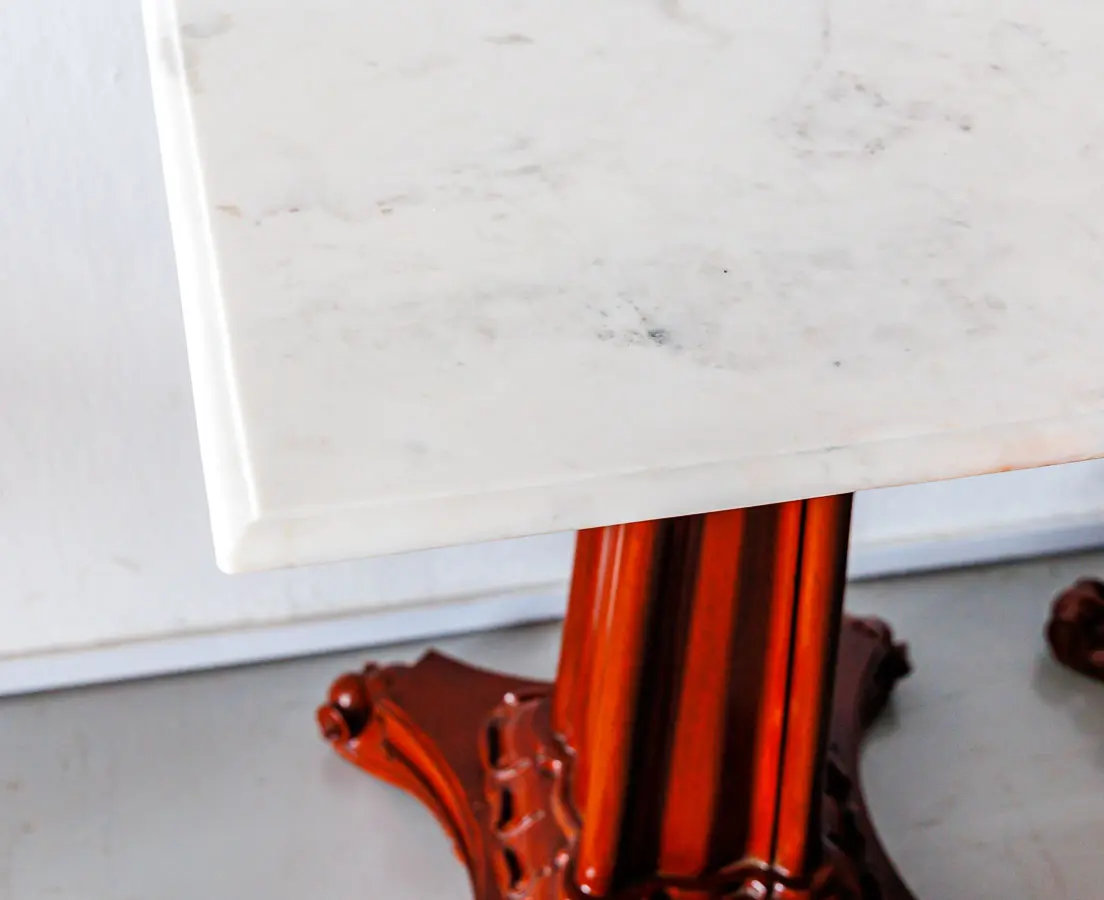 Antique Side Tables - Pair of British Colonial Mahogany Side Tables - The Past Perfect Collection - Singapore