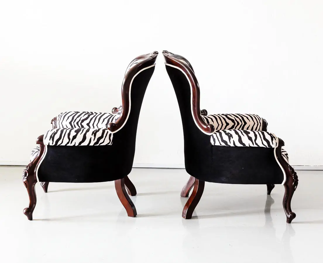 Antique Rosewood Armchairs - The Past Perfect Collection - Singapore