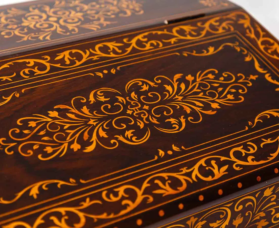 Antique British Colonial Writing Slope Box - The Past Perfect Collection - Singapore