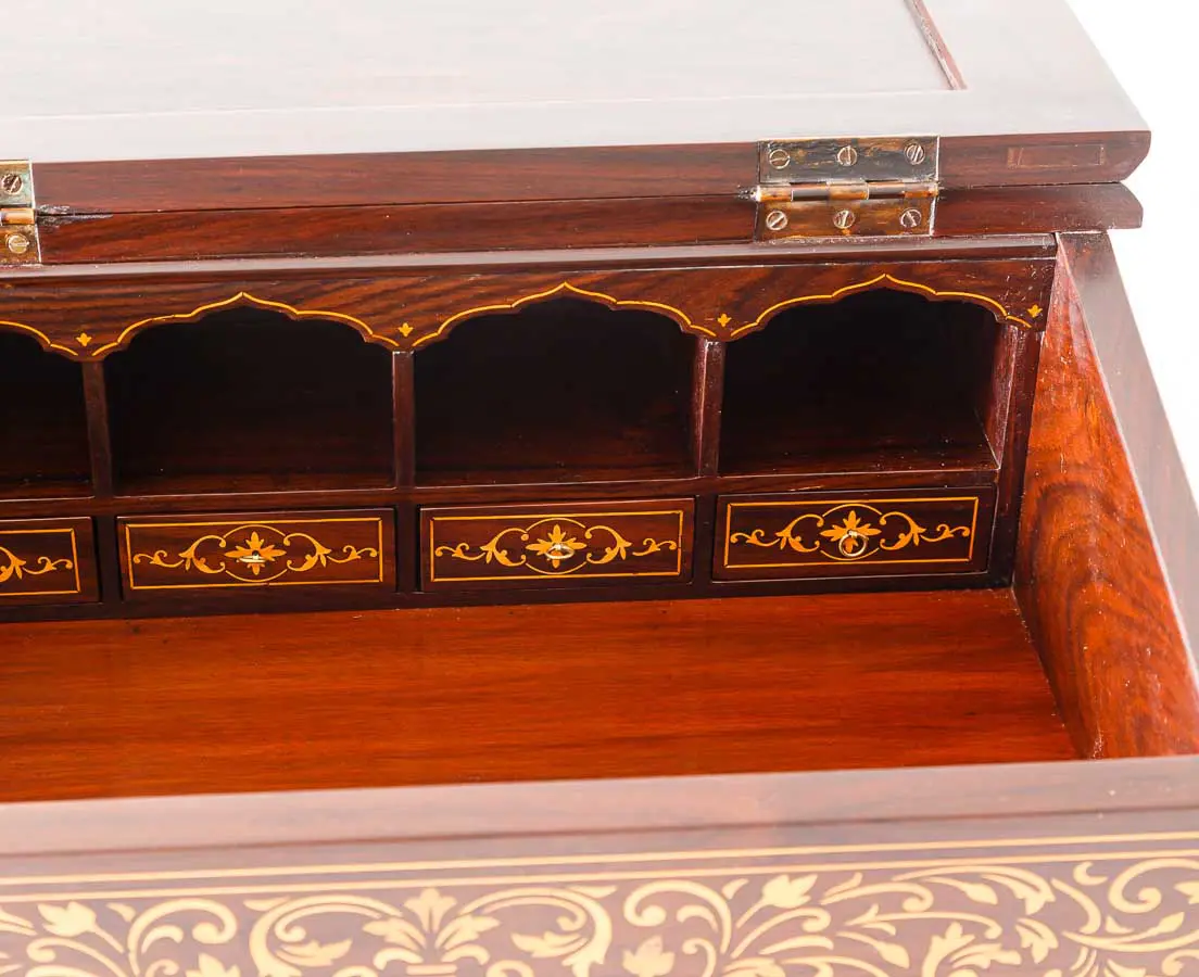 Antique British Colonial Writing Slope Box - The Past Perfect Collection - Singapore