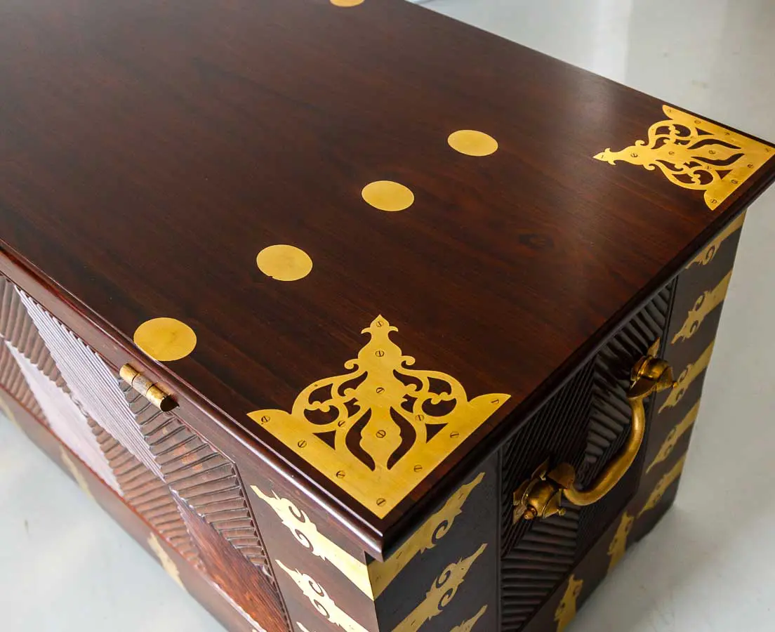 Antique Portuguese Colonial Malabar Chest - The Past Perfect Collection - Singapore