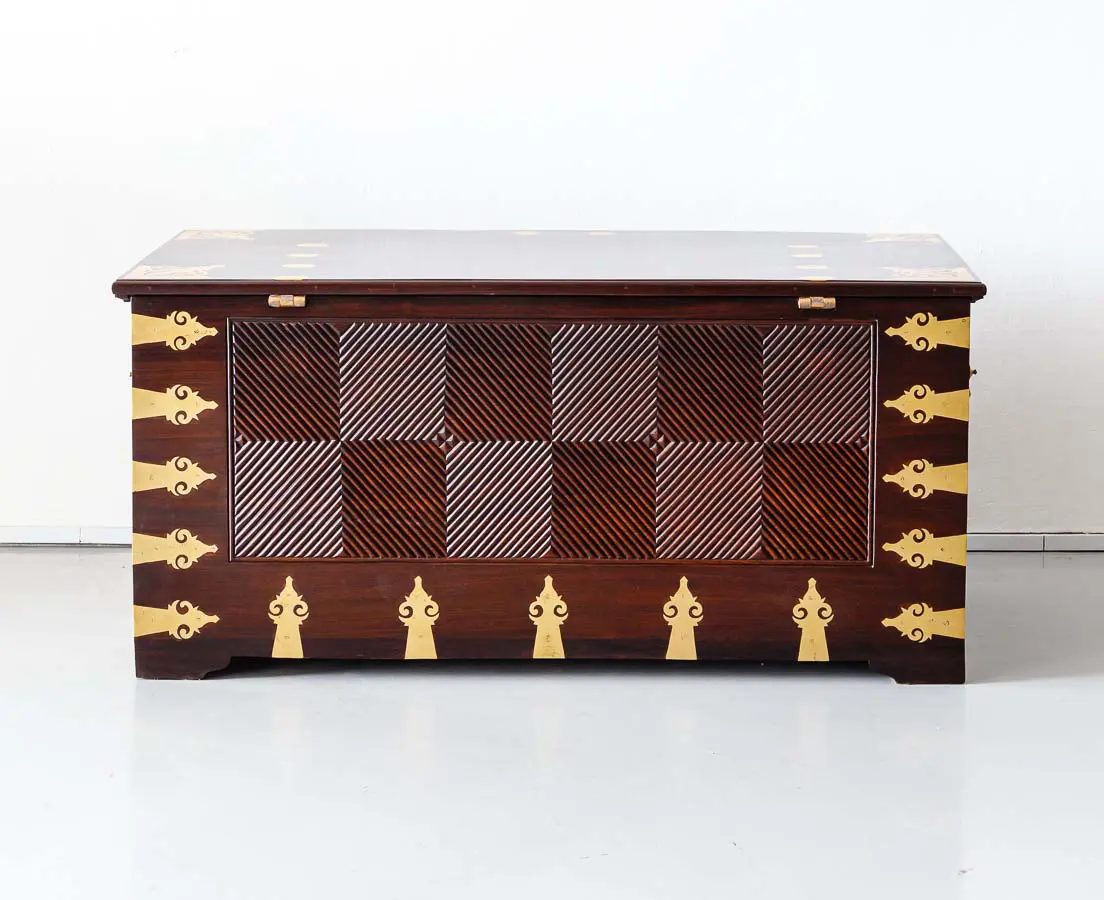 Antique Portuguese Colonial Malabar Chest - The Past Perfect Collection - Singapore