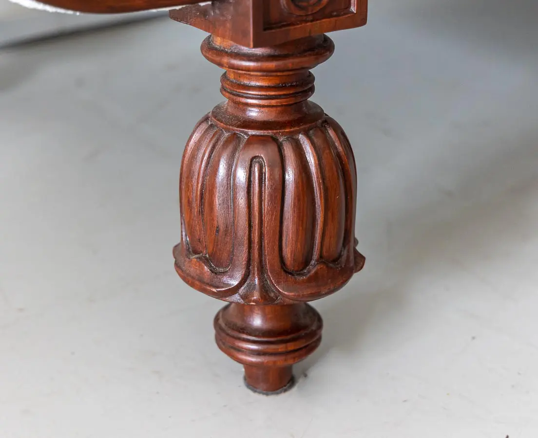 Antique Sofas - Britsh Colonial Mahogay Sofa - The Past Perfect Collection Singapore