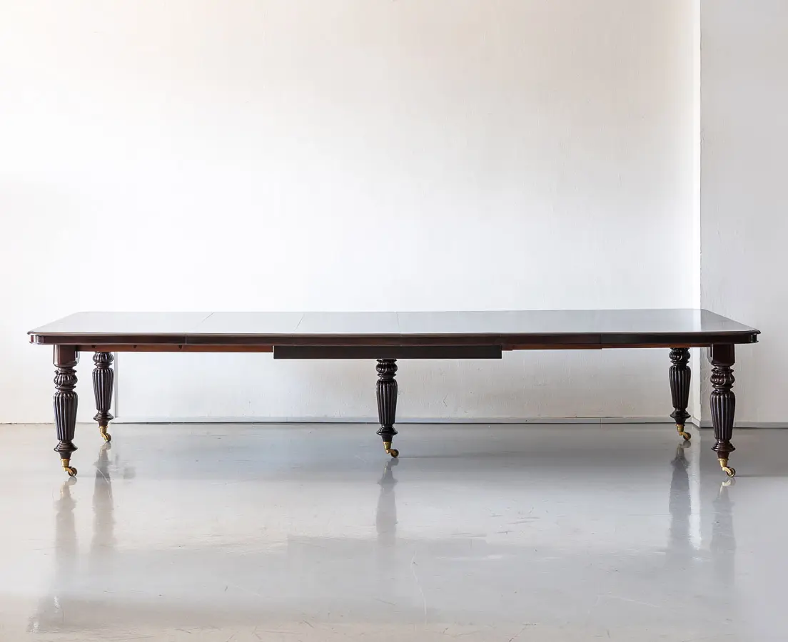 Fully extended Dining Table - The Past Perfect Collection - Singapore