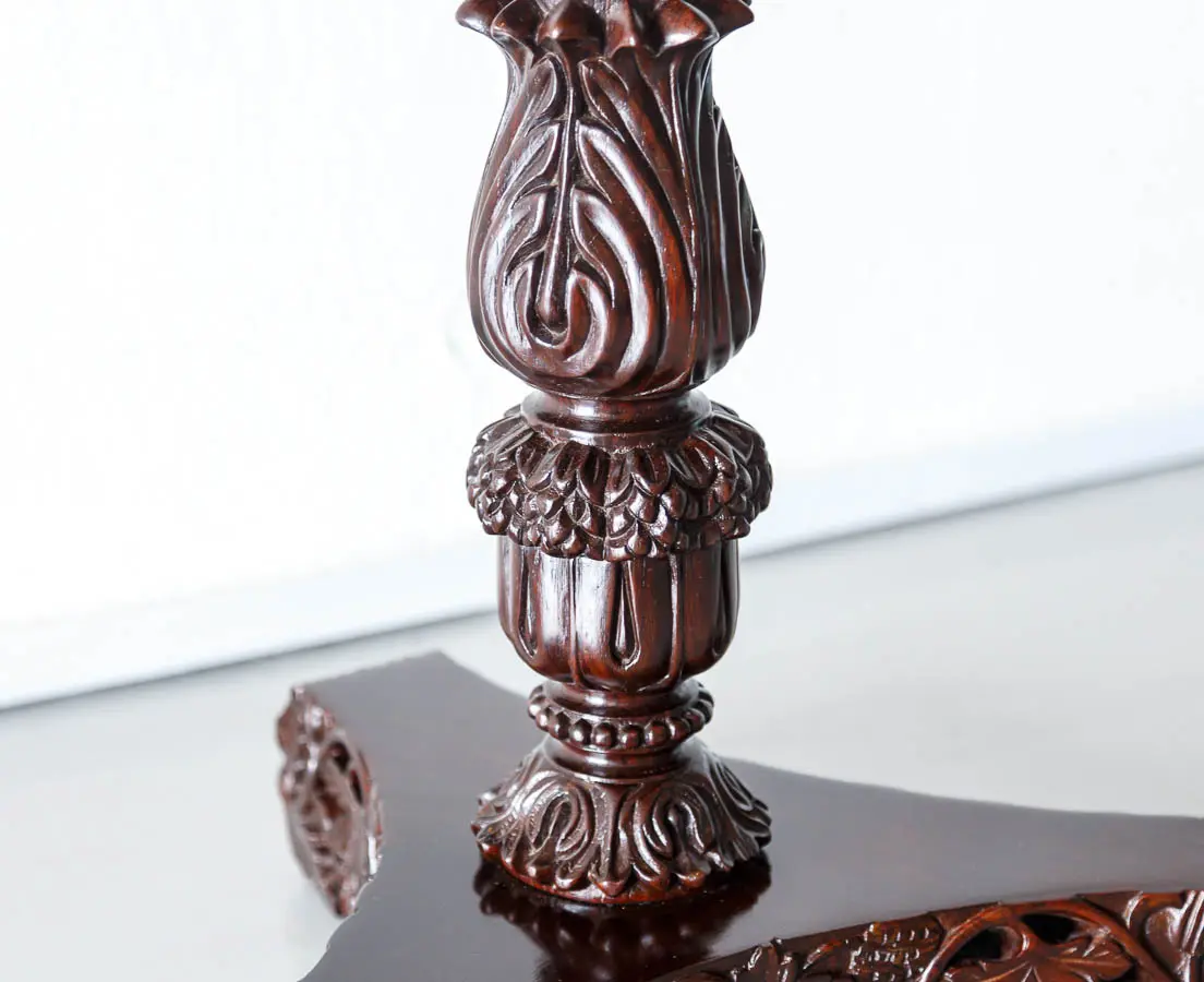 Antique Side Tables - British Colonial Rosewood Side Table - The Past Perfect Collection - Singapore