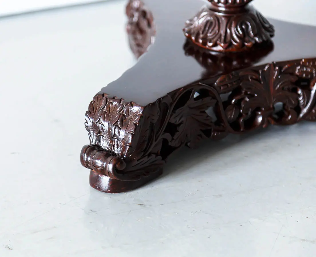 Antique Side Tables - British Colonial Rosewood Side Table - The Past Perfect Collection - Singapore
