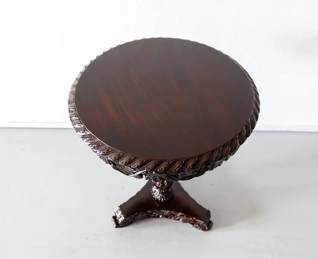 Antique Side Tables - British Colonial Rosewood Side Table - The Past Perfect Collection - Singapore